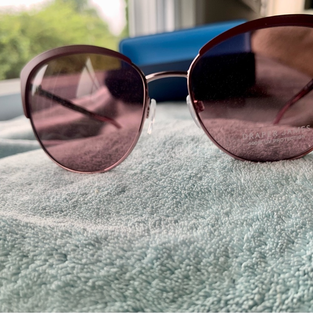 Draper James Burgundy Sunglasses